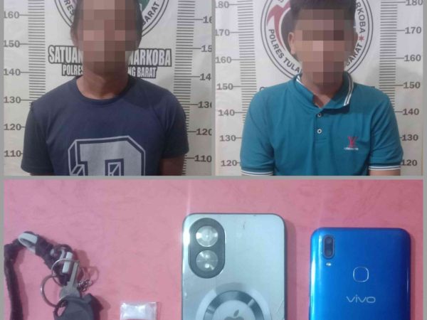 Satresnarkoba Polres Tulang Bawang Barat Berhasil Mengamankan Seorang Kurir dan Pembeli Narkotika Jenis Sabu