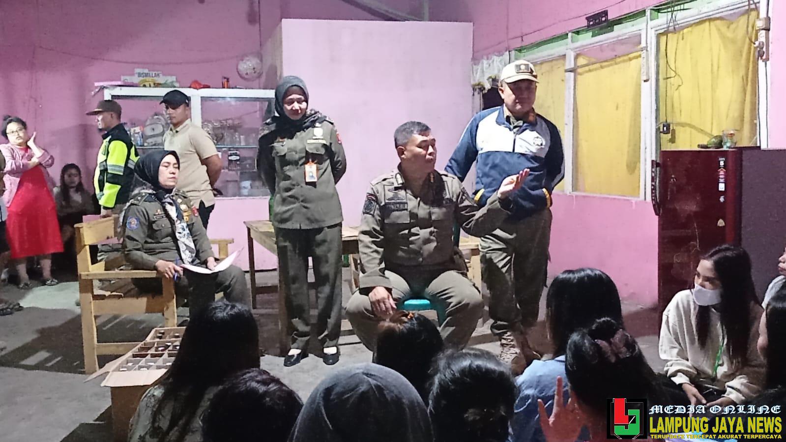 Satpol PP Lampung Barat Tindak Tegas Aktivitas Prostitusi dan Konsumsi Miras