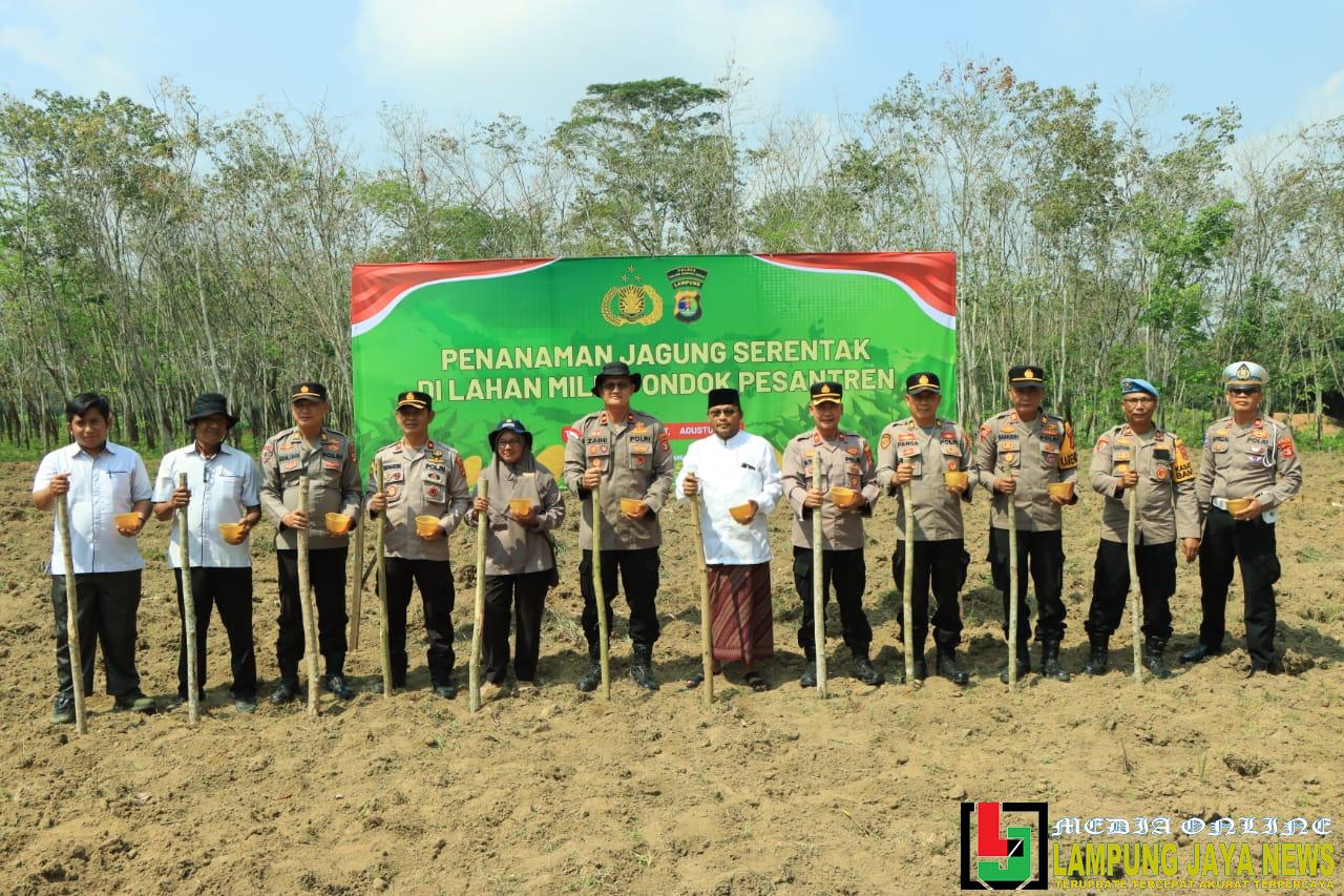 Polres Tulang Bawang Barat Gandeng Pondok Pesantren Darurrohman Dukung Swasembada Pangan Nasional Polres Tulang Bawang Barat Gandeng Pondok Pesantren Darurrohman Dukung Swasembada Pangan Nasional