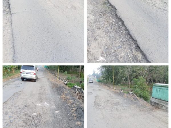 Jalan di Tiyuh Makarti Penuh Lubang, Warga Tuding Truk Singkong Overload Jalan di Tiyuh Makarti Penuh Lubang, Warga Tuding Truk Singkong Overload