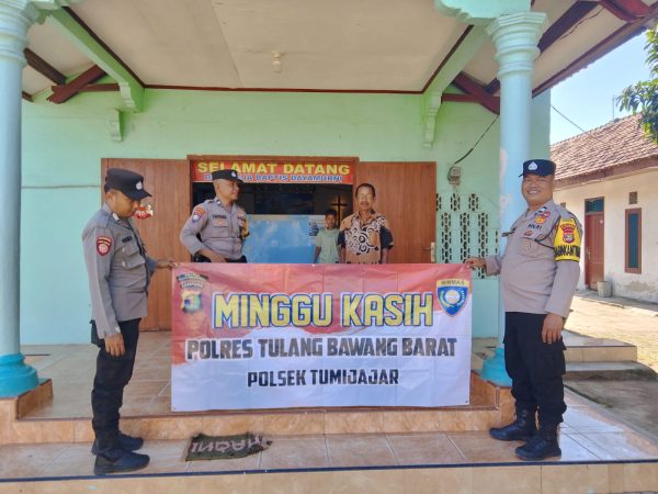Polsek Tumijajar Laksanakan Pengamanan Ibadah Gereja Minggu Kasih di Gereja Baptis Dayamurni Polsek Tumijajar Laksanakan Pengamanan Ibadah Gereja Minggu Kasih di Gereja Baptis Dayamurni