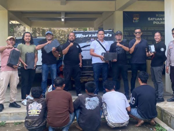 Polres Tanggamus Tangkap Komplotan Pencuri 85 Baterai PLTS, Tiga Pelaku Berhasil Kabur