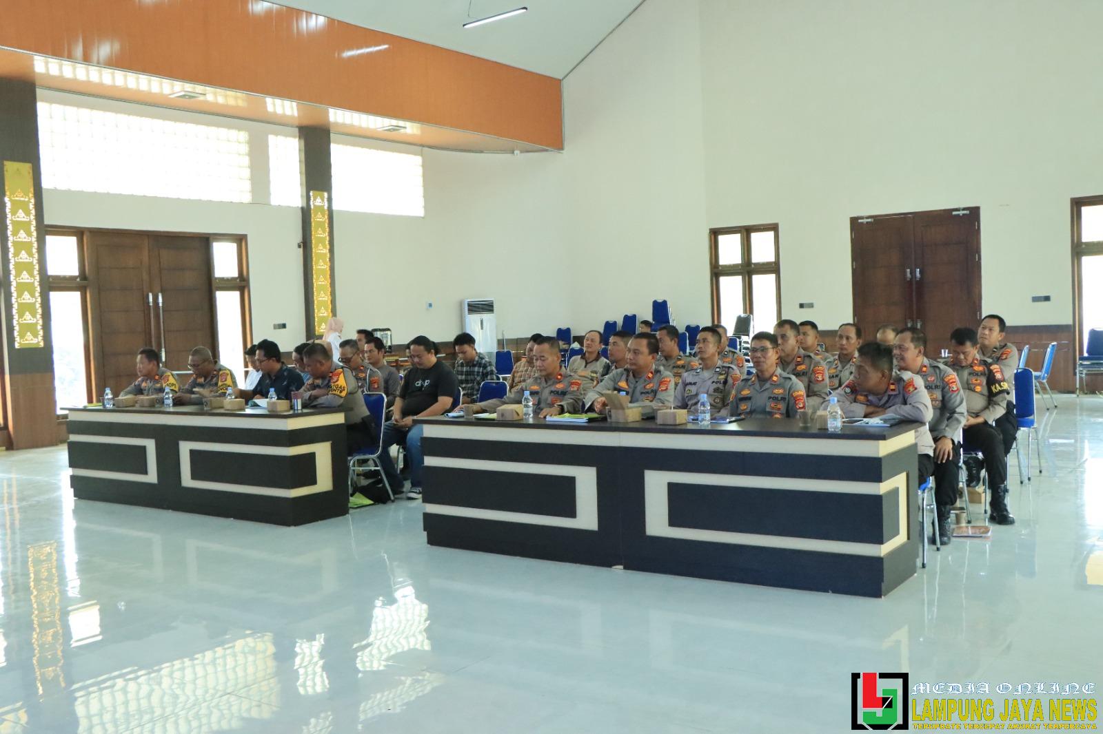 Polres Tulang Bawang Barat Laksanakan Gelar Operasional (GO) dan Pembinaan Bulan Juli 2025