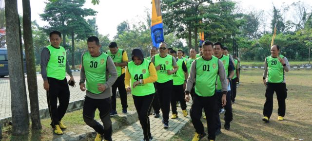 Polres Tulang Bawang Barat Gelar Tes Kesamaptaan Jasmani, Untuk menjaga Kebugaran Fisik Personel