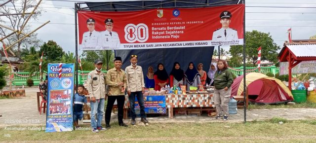 Bazar UMKM Warnai Peringatan HUT Pramuka Dan Kemerdekaan RI di Tulang Bawang Barat