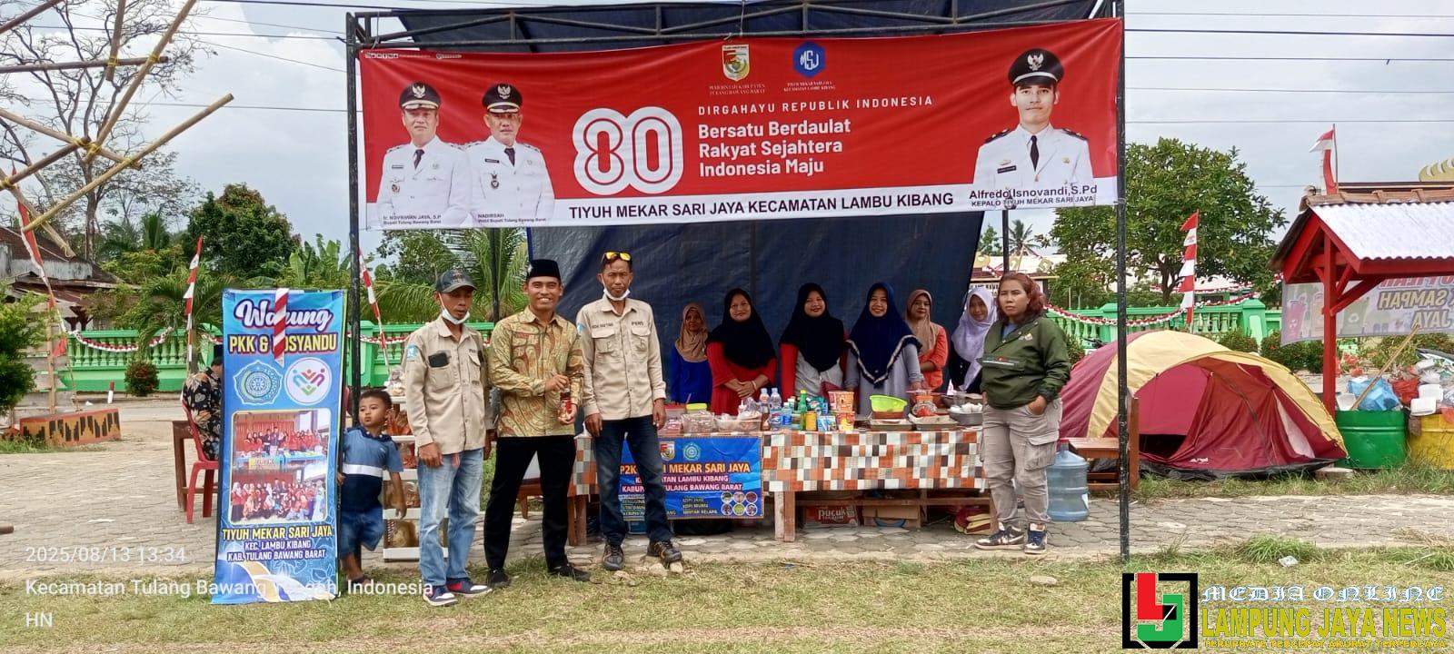 Bazar UMKM Warnai Peringatan HUT Pramuka Dan Kemerdekaan RI di Tulang Bawang Barat
