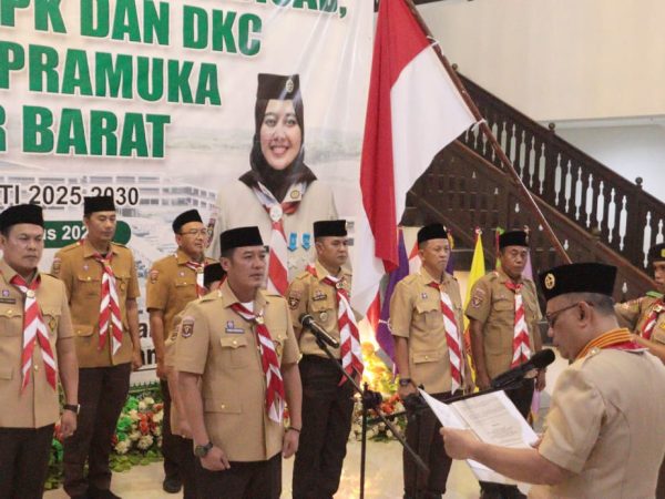 Ketua Harian Kwarda Lampung, Lantik Tiga Struktur Kepengurusan Gerakan Pramuka Pesisir Barat Ketua Harian Kwarda Lampung, Lantik Tiga Struktur Kepengurusan Gerakan Pramuka Pesisir Barat