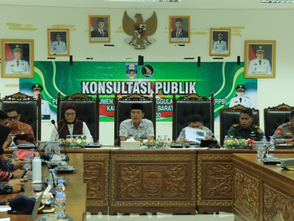 Bupati dan Wakil Bupati Pesibar Hadiri Konsultasi Publik Dokumen RPB 2025
