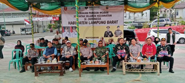 Pemkab Lampung Barat Gelar Gerakan Pangan Murah Serentak.