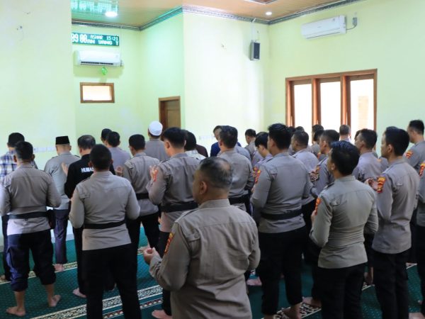Polres Tulang Bawang Barar Gelar Sholat Ghaib dan doa bersama untuk Almarhum Affan Kurniawan