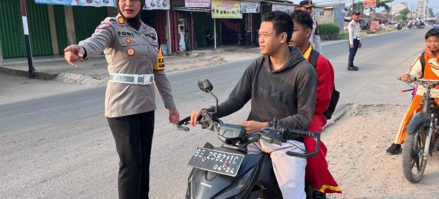 Satlantas Polres Tulang Bawang Barat, Dalam Ops Patuh Krakatau 2025 mencatat Hampir 1.505 Pelanggaran