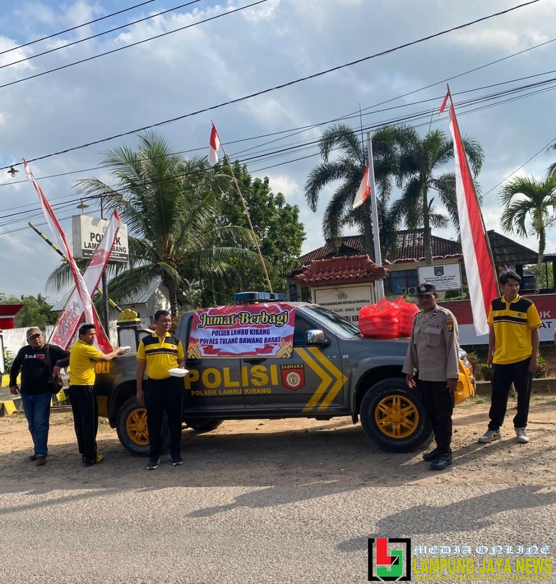 Polsek Lambu Kibang Gelar Kegiatan Jumat Berbagi, Pererat Kedekatan Polri dan Masyarakat