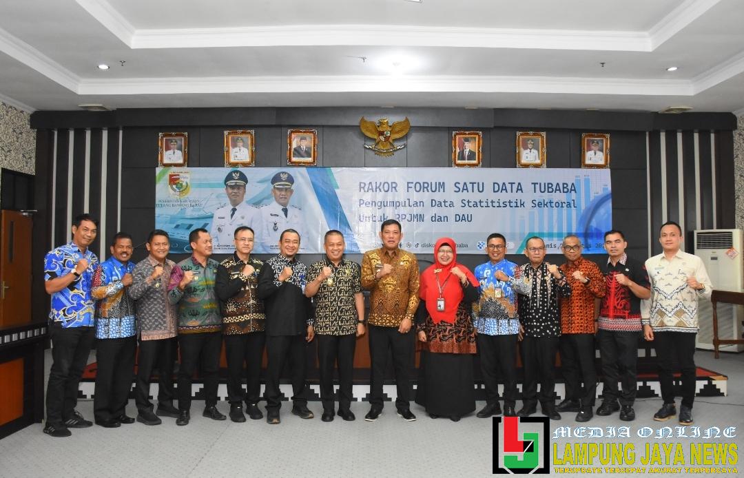 Wakil Bupati Tubaba Tekankan Kolaborasi dan Akurasi Data dalam Forum Satu Data