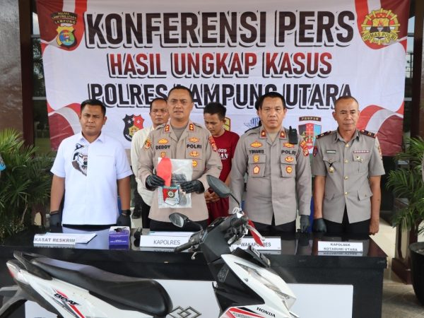 Tak Butuh Waktu Lama, Polres Lampung Utara Berhasil Ungkap Pelaku Pembunuhan IRT Di Kebun Singkong