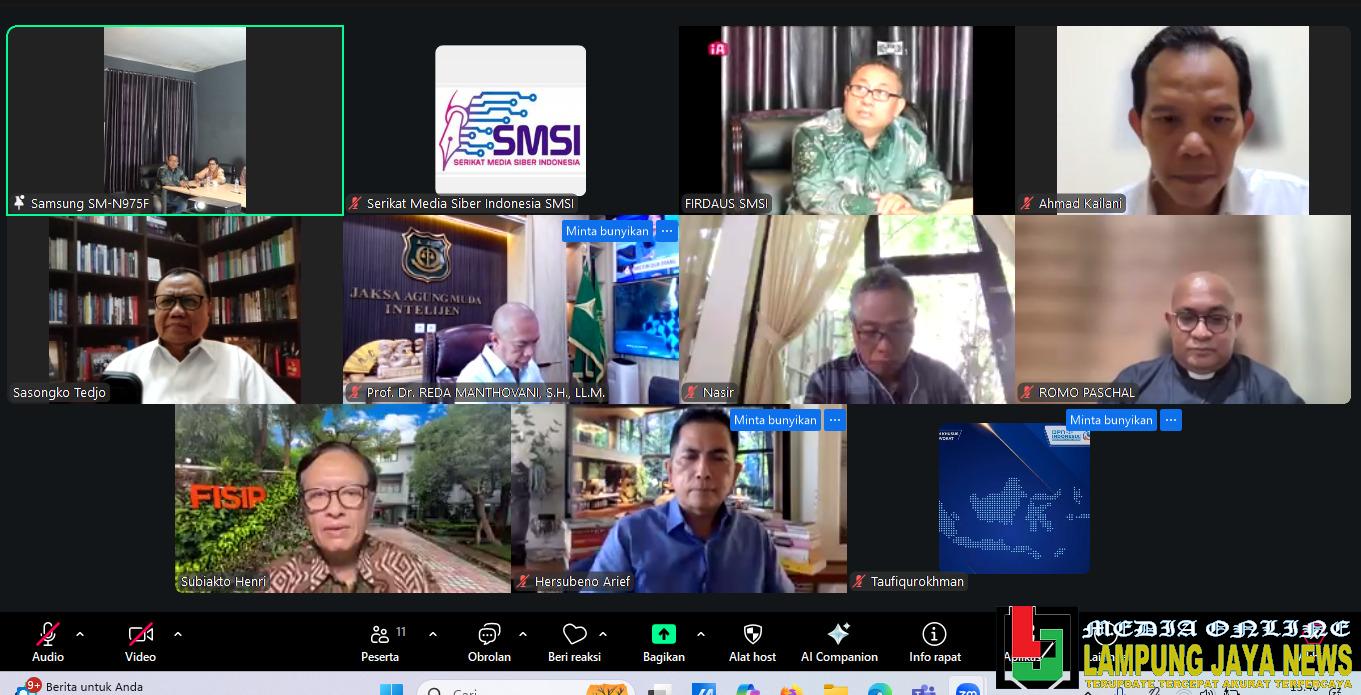 Rumuskan Sikap Kebangsaan, SMSI Gelar Rapat Bersama Dewan Pembina dan Dewan Pakar Rumuskan Sikap Kebangsaan, SMSI Gelar Rapat Bersama Dewan Pembina dan Dewan Pakar