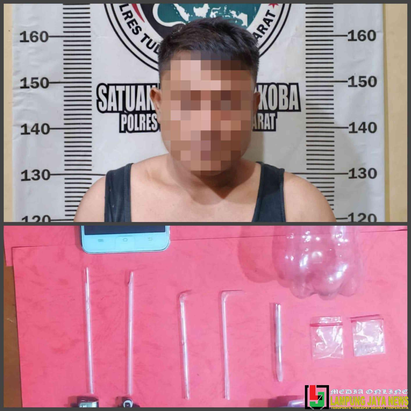 Satresnarkoba Polres Tulang Bawang Barat Amankan Seorang Pria Diduga Gunakan Narkoba Jenis Sabu Satresnarkoba Polres Tulang Bawang Barat Amankan Seorang Pria Diduga Gunakan Narkoba Jenis Sabu