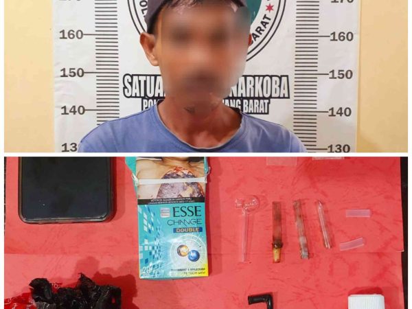 Satresnarkoba Polres Tulang Bawang Barat Amankan Kembali Seorang Pria Diduga Gunakan Narkoba Jenis Sabu