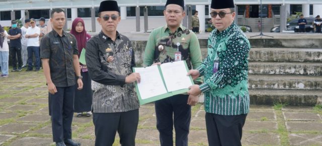 Pemerintah Kabupaten Pesisir Barat Gelar Sertijab Pj, Inspektur dan Kepala Dinas PMP