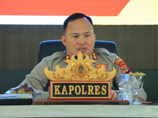 Kapolres Tulang Bawang Barat Pimpin Langsung Pelaksanaan Gelar Operasional Bulanan Dan Anev Situasi Kamtibmas
