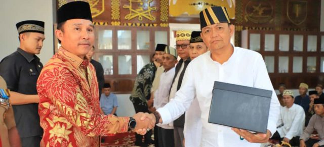 Jelang Hut Ke-34 Lambar, Parosil Mabsus Gelar Silaturahmi Dengan Jungkuan Sai Batin