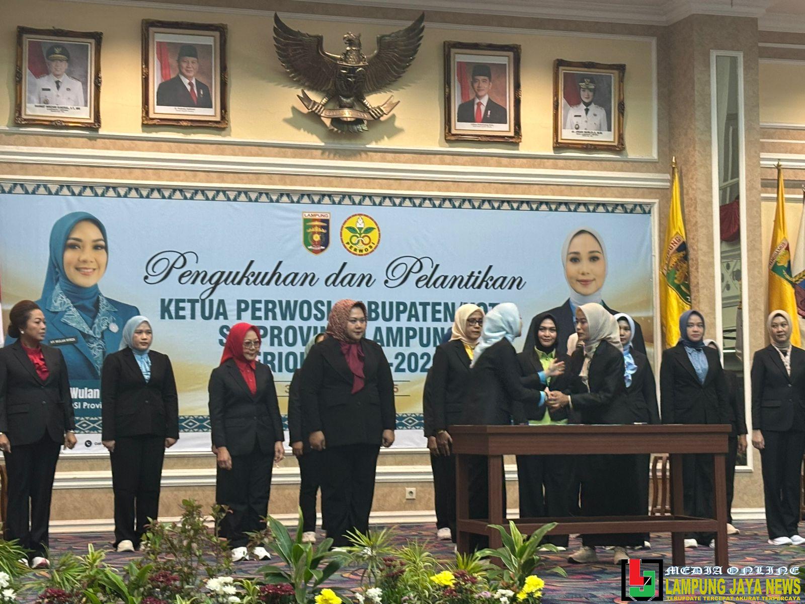 Ny. Mistiana Jabat Ketua Perwosi Lampung Barat Periode 2025-2029