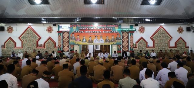 Pemkab Gelar Doa Bersama Dari Lampung Barat Untuk Kedamaian Indonesia 