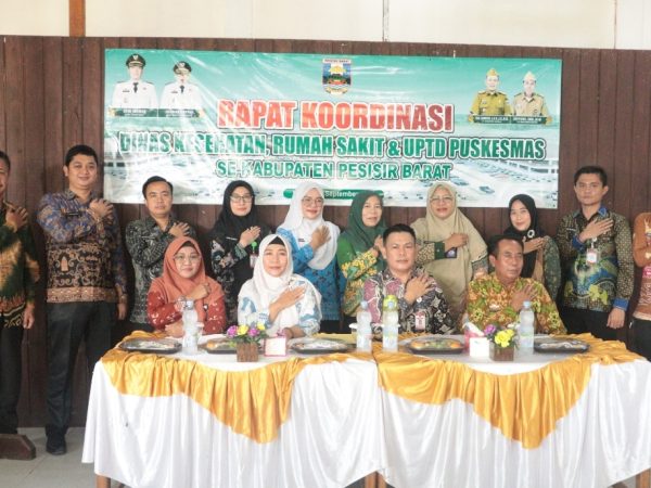 Pj Sekda Tedi Zadmiko Buka Rakor Bersama Dinkes, RSUD, dan UPTD Puskesmas