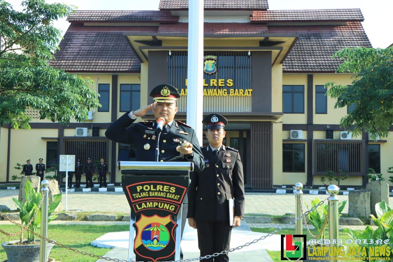 Kapolres AKBP Sendi Antoni, S.I.K., M.I.K Pimpin Upacara Hari Kesaktian Pancasila