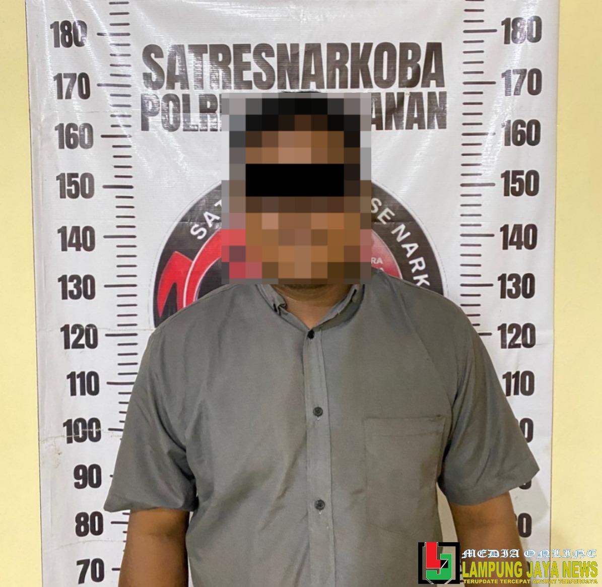 Diduga Pelaku Penyalahgunaan Narkotika Jenis Sabu, Pria Asal OKI Diamankan Polisi
