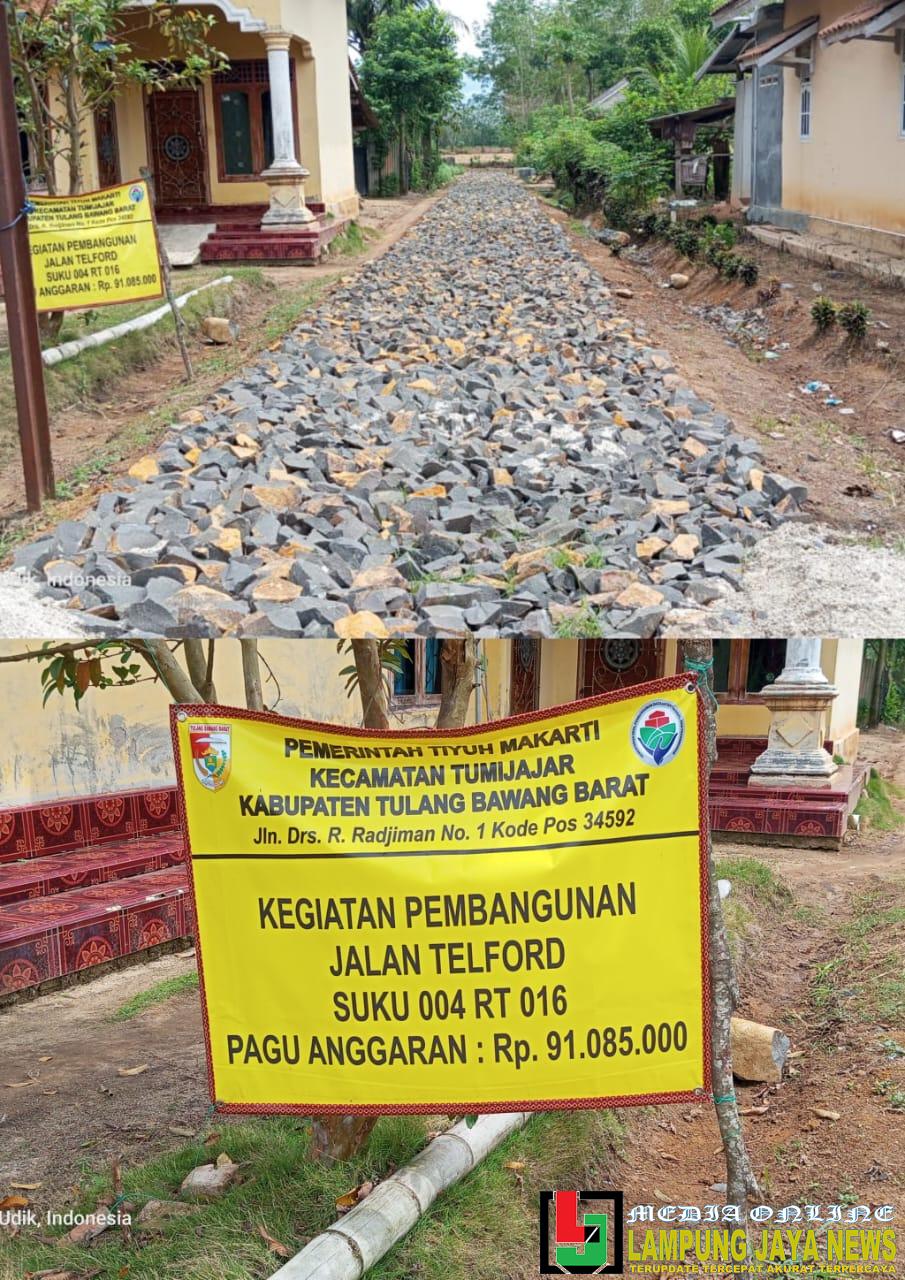 Pembangunan Jalan Di Makarti Disorot Warga : Asal Jadi, Diduga Sarat Mark Up