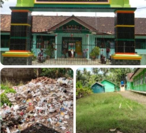 SMAN 1 Semaka Tercoreng : Tumpukan Sampah Menggunung di 'Lumbung Prestasi', Bau Busuk Temani Siswa Dalam Proses KBM