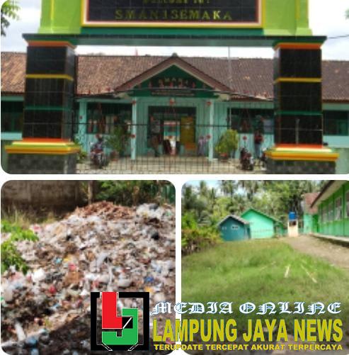 SMAN 1 Semaka Tercoreng : Tumpukan Sampah Menggunung di 'Lumbung Prestasi', Bau Busuk Temani Siswa Dalam Proses KBM