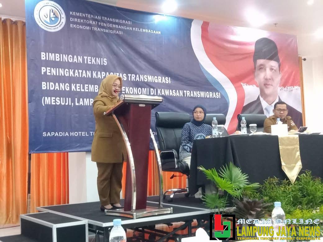 Bupati Mesuji Buka Bimbingan Teknis Kelembagaan Ekonomi dan Kewirausahaan Kawasan Transmigrasi Mesuji Bupati Mesuji Buka Bimbingan Teknis Kelembagaan Ekonomi dan Kewirausahaan Kawasan Transmigrasi Mesuji