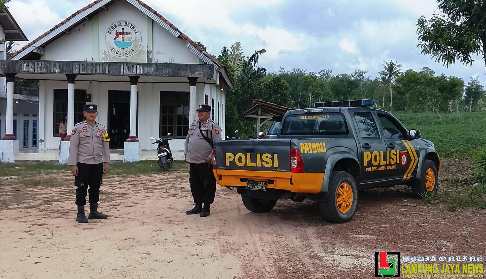 Polsek Lambu Kibang Laksanakan Pengamanan Ibadah Gereja Minggu Kasih Gereja Bethel Indonesia Tiyuh Kibang Budi Jaya Polsek Lambu Kibang Laksanakan Pengamanan Ibadah Gereja Minggu Kasih Gereja Bethel Indonesia Tiyuh Kibang Budi Jaya