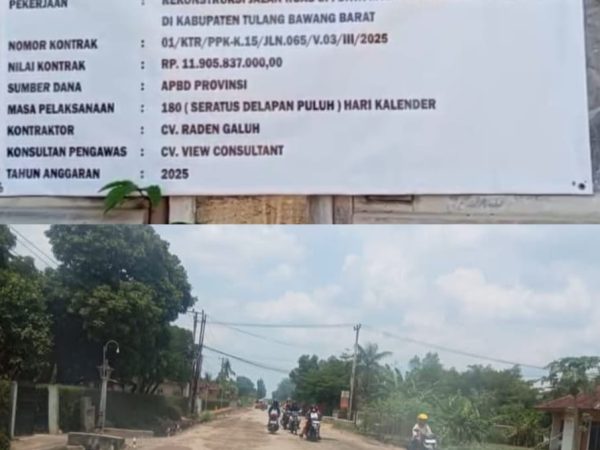 Proyek Jalan Di Tubaba Membuat Warga Bertanya: "Selesai Atau Belum?"
