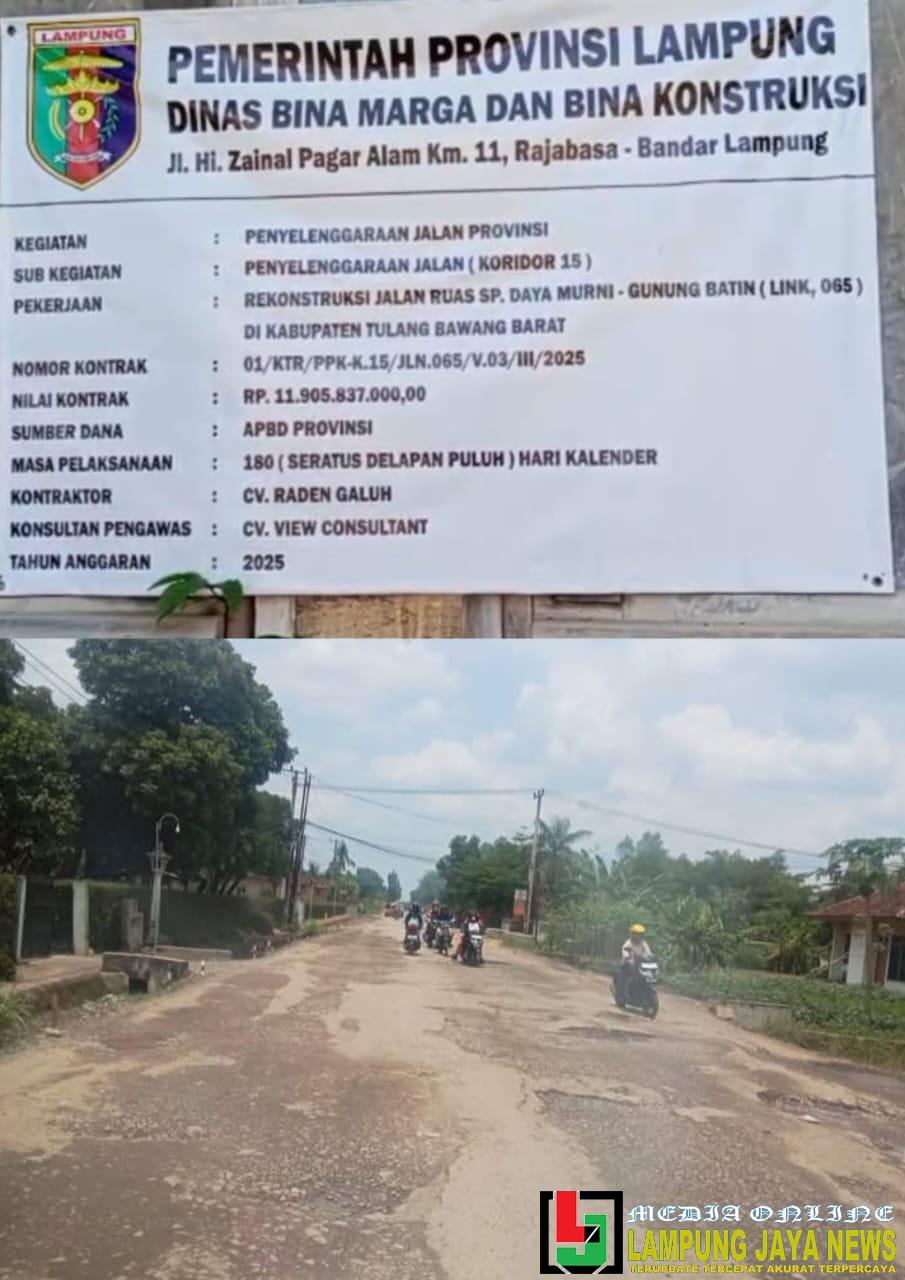 Proyek Jalan Di Tubaba Membuat Warga Bertanya: "Selesai Atau Belum?" Proyek Jalan Di Tubaba Membuat Warga Bertanya: "Selesai Atau Belum?"