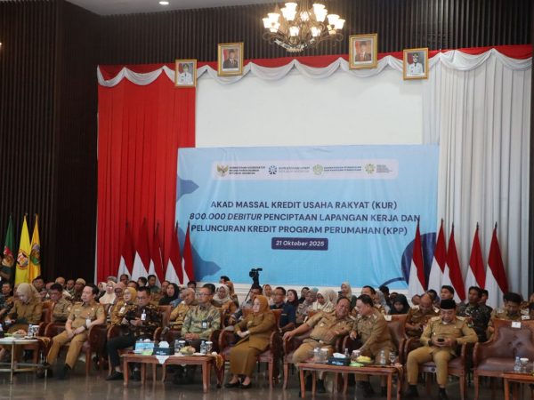 Pemerintah Kabupaten Pesisir Barat Hadiri Acara Akad Massal Kredit Usaha Rakyat (KUR) Serentak Nasional