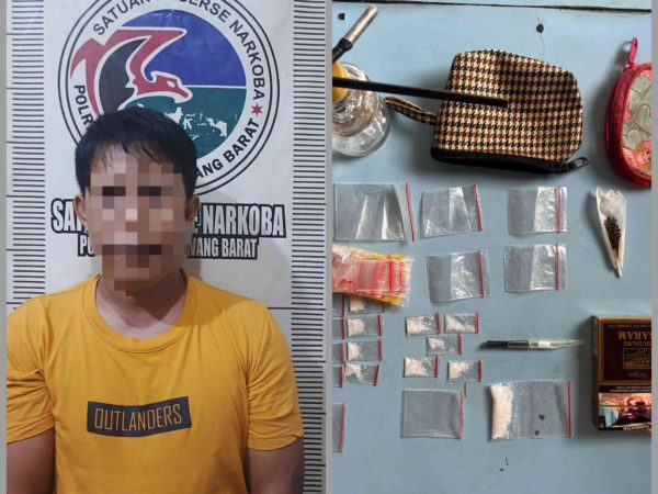 Satresnarkoba Polres Tulang Bawang Barat Berhasil Bekuk Seorang Pelaku Penyalahgunaan Narkotika