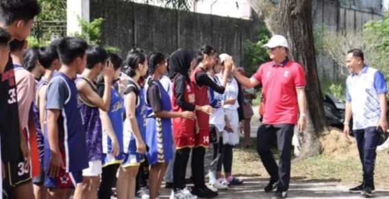 Bupati Novriwan Jaya Buka Kejurkab Bola Basket Tubaba 2025, Tegaskan Komitmen Pembinaan Atlet Daerah