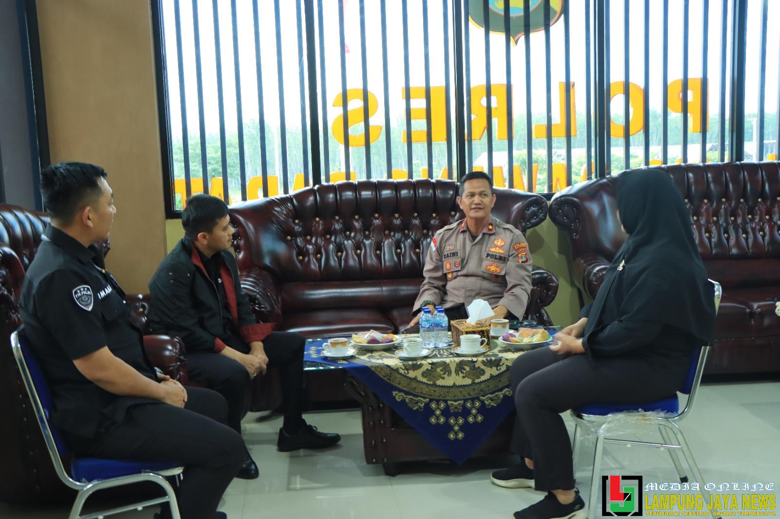 Polres Tulang Bawang Barat Terima Kunjungan Tim Divisi Teknologi Informasi Dan Komunikasi (TIK) Mabes Polri