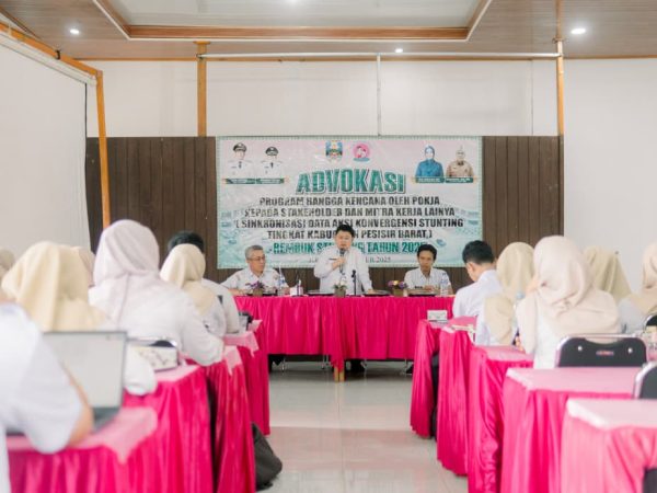 Wakil Bupati Irawan Topani Buka Kegiatan Sinkronisasi Data Aksi Konvergensi Stunting Tingkat Kabupaten