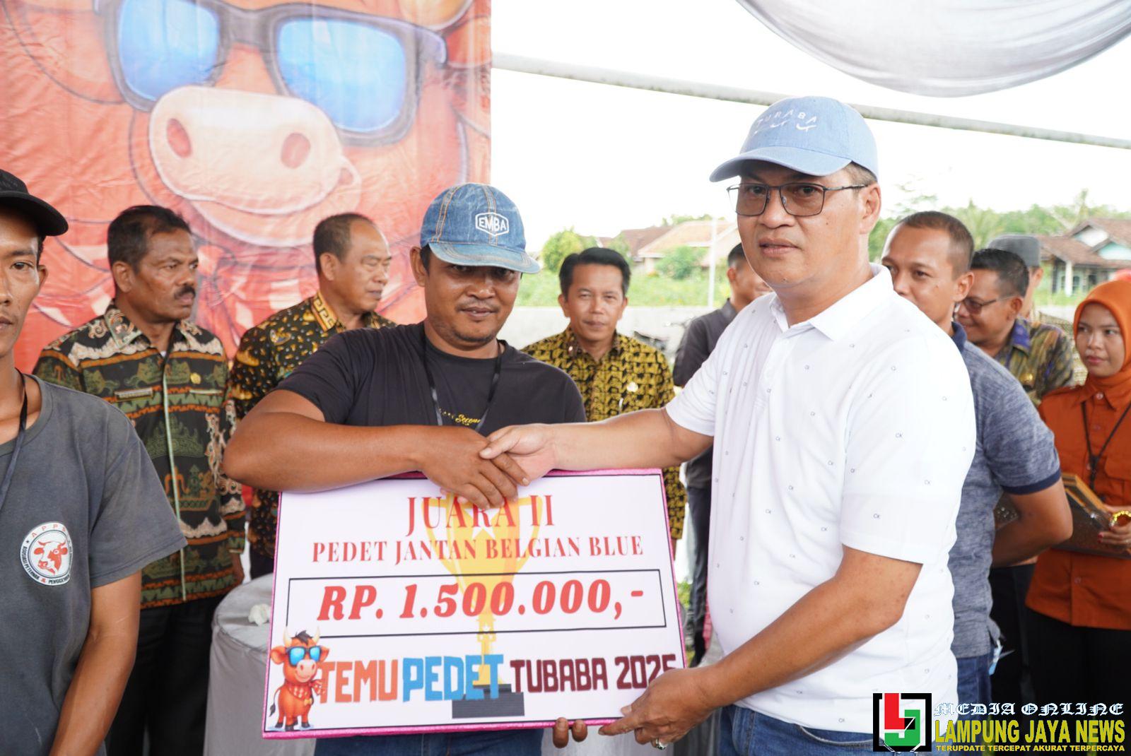 Bupati Tubaba Buka Sarasehan Peternak Sapi dan Temu Pedet Tubaba 2025