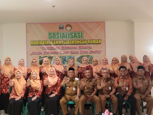 DWP Kabupaten Pesisir Barat Buka Kegiatan Sosialisasi Budidaya Ikan Dilingkungan Rumah