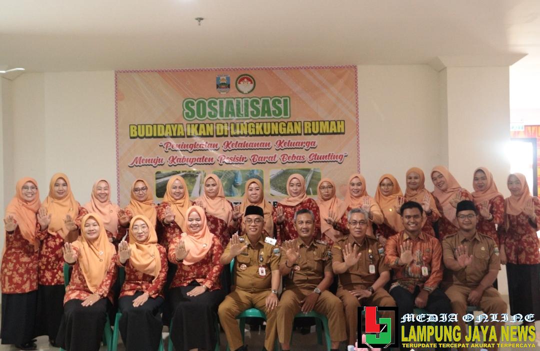 DWP Kabupaten Pesisir Barat Buka Kegiatan Sosialisasi Budidaya Ikan Dilingkungan Rumah DWP Kabupaten Pesisir Barat Buka Kegiatan Sosialisasi Budidaya Ikan Dilingkungan Rumah