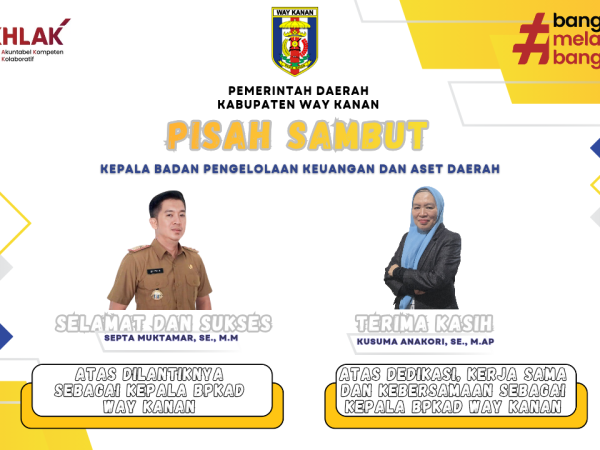 Pisah Sambut Kepala Badan Pengelolaan Keuangan dan Aset Daerah