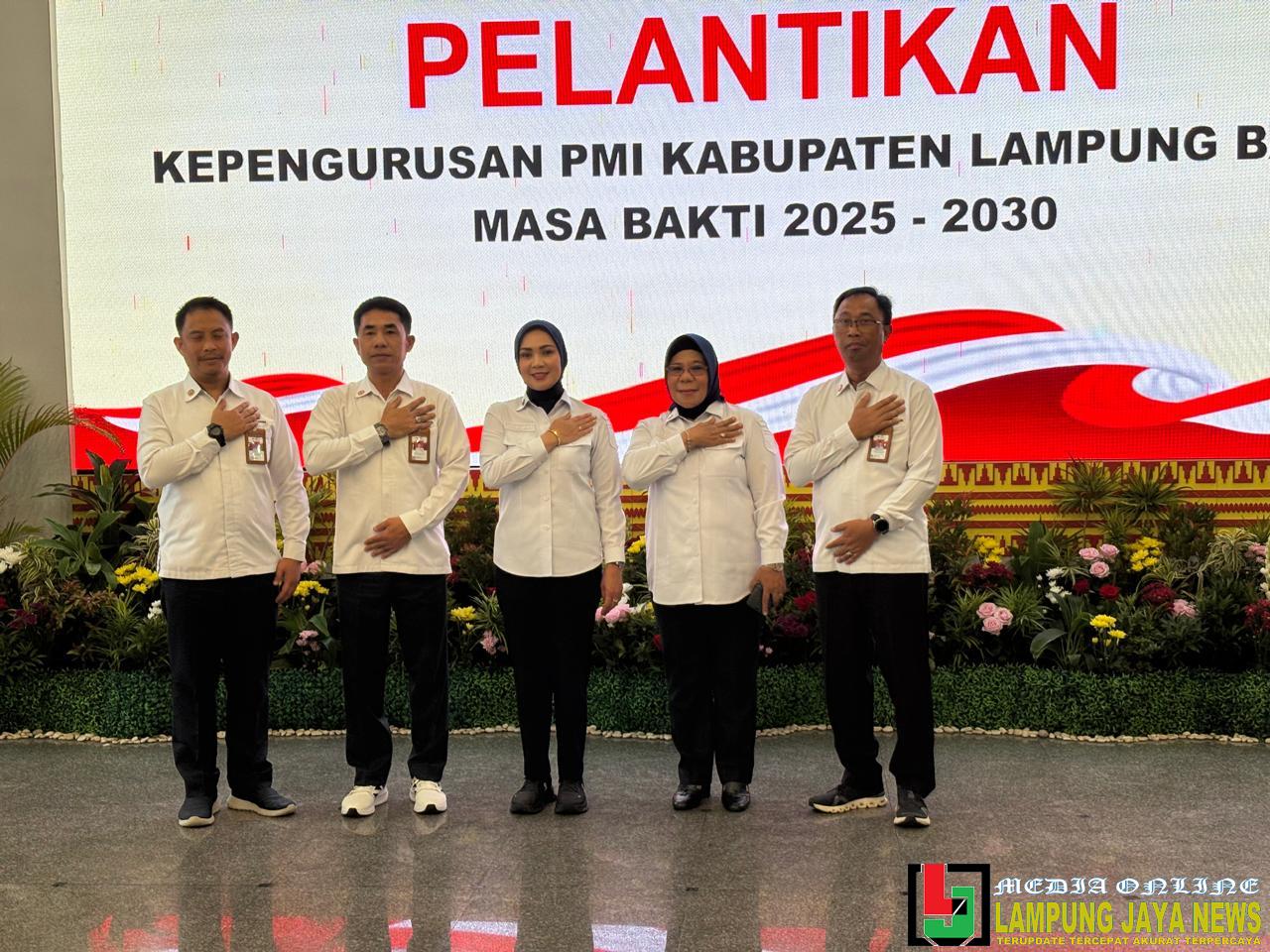 Bupati Parosil Mabsus ditetapkan Sebagai Pelindung, Ketua DPRD Terpilih Pimpin PMI Lampung Barat Periode 2025-2030