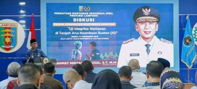 Gubernur Lampung Buka Pekan Pendidikan Wartawan, Tekankan Pentingnya Integritas di Era AI