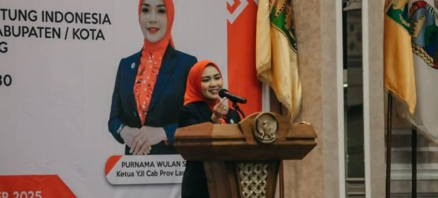 Purnama Wulan Sari Mirza Nahkodai YJI Lampung Periode 2025–2030