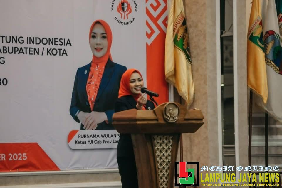Purnama Wulan Sari Mirza Nahkodai YJI Lampung Periode 2025–2030