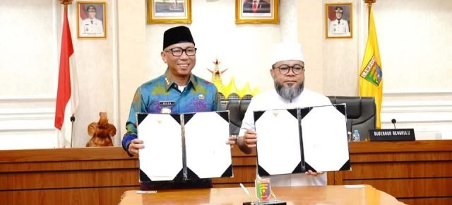Teken MoU, Gubernur Mirza & Gubernur Helmi Hasan Wujudkan Lumbung Pangan Nasional Lampung - Bengkulu